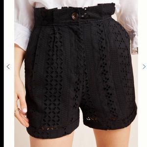 Anthropologie Moon River Eyelet Lace Shorts